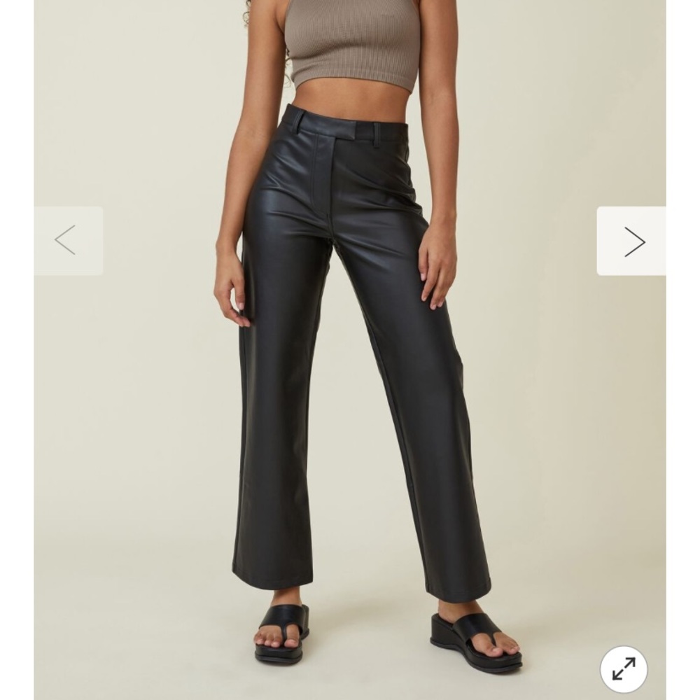 Cotton On Arlow Faux Leather Pant